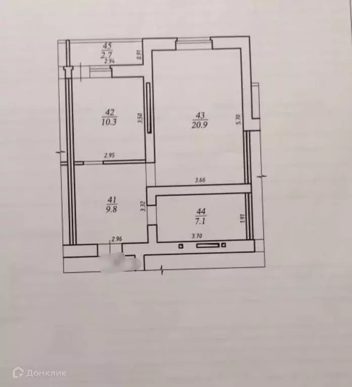 Продаётся 1-к квартира, 50.8 м - Фото 1