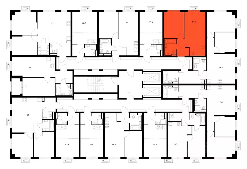 1-к кв. Ленинградская область, Всеволожский район, Заневское городское ... - Фото 2