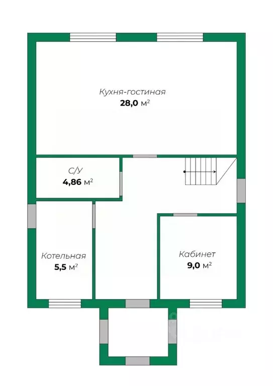 Коттедж в Кировская область, Киров городской округ, с. Бахта ул. ... - Фото 1