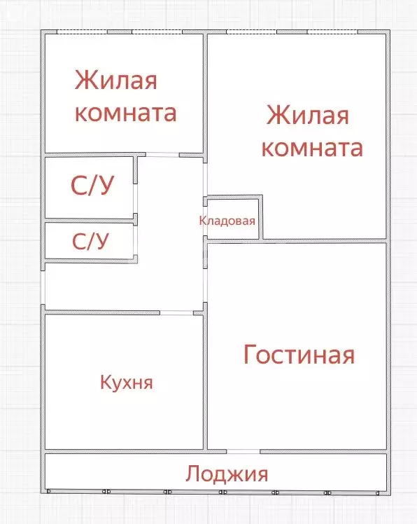 3-комнатная квартира: посёлок Совхозный, Агрономическая улица, 19 ... - Фото 1