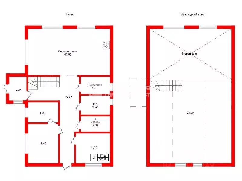 Дом в Ленинградская область, Ломоносовский район, Виллозское городское ... - Фото 1