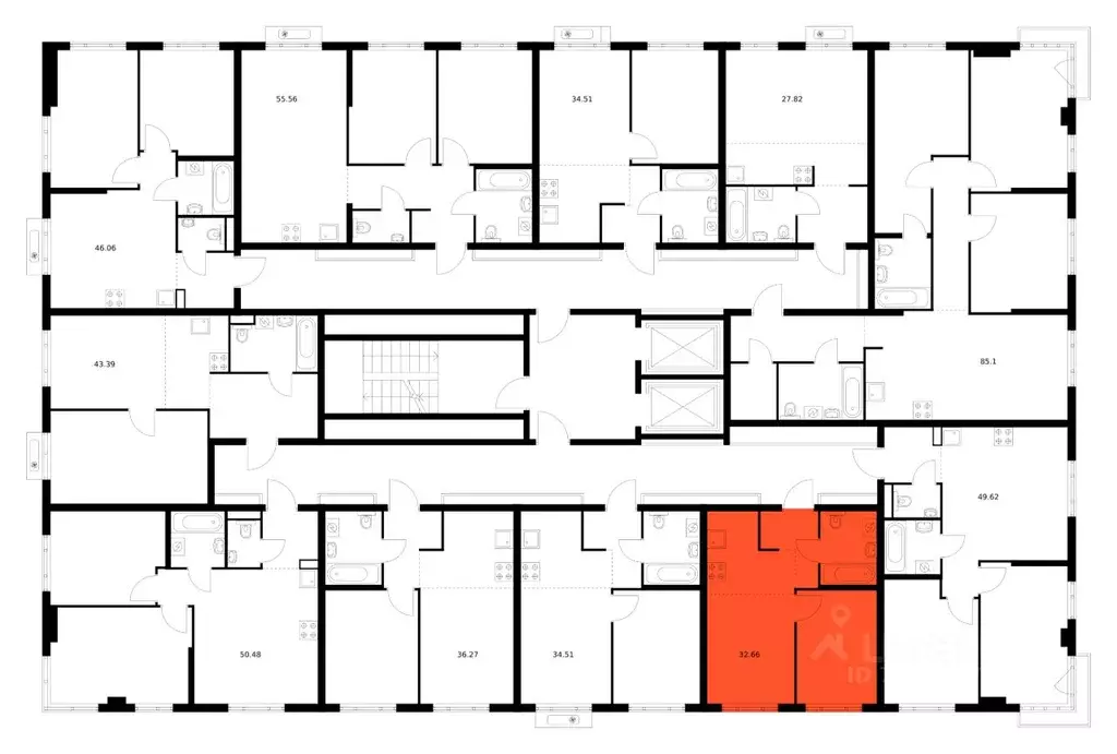 1-к кв. Ленинградская область, Ломоносовский район, Аннинское ... - Фото 2