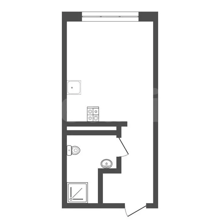 Квартира-студия: Тюмень, улица Первооткрывателей, 10 (19.8 м) - Фото 1