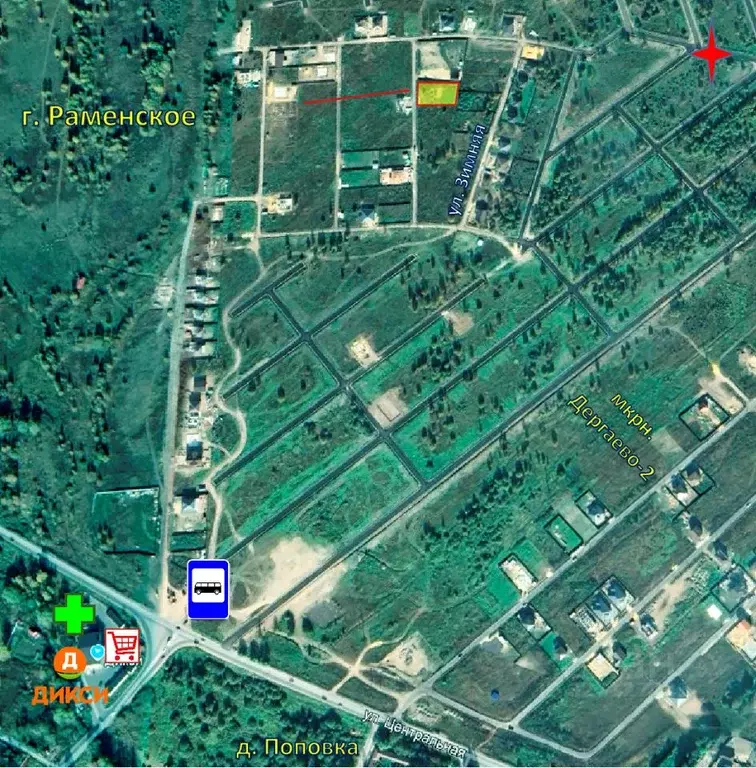 Участок в Московская область, Раменское ул. Зимняя (10.0 сот.) - Фото 1