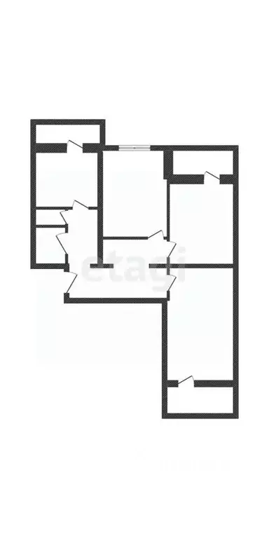 3-к кв. Белгородская область, Белгород ул. Есенина, 46 (71.2 м) - Фото 1