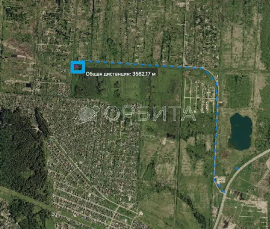 Участок в Тюменская область, Тюмень Салаирский тракт, 10-й км, с4 (8.0 ... - Фото 2