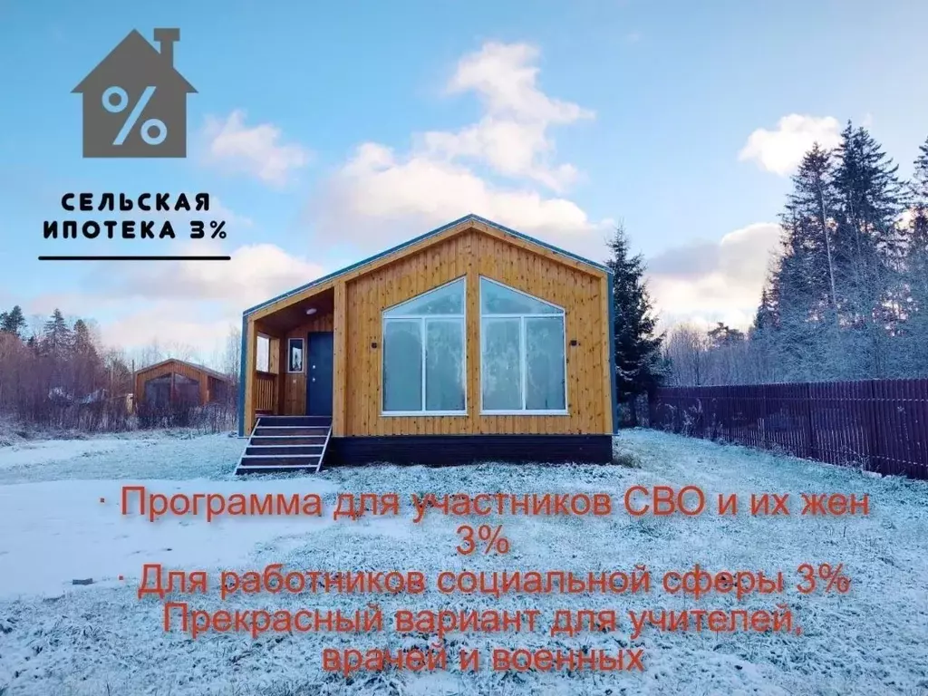 Дом в Ленинградская область, Приозерский район, Ларионовское с/пос, ... - Фото 2