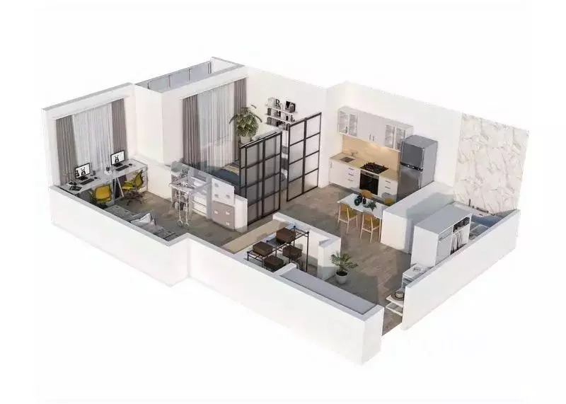 2-к кв. Хабаровский край, Хабаровск ул. Блюхера, 4 (58.75 м) - Фото 2