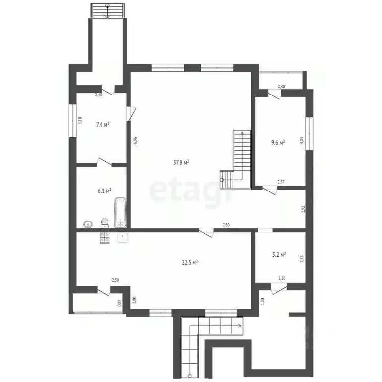 Дом в Брянская область, Брянск Конотопская ул. (285 м) - Фото 2