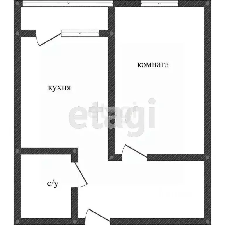 1-к кв. Воронежская область, Воронеж Беговая ул., 219ж (43.0 м) - Фото 2