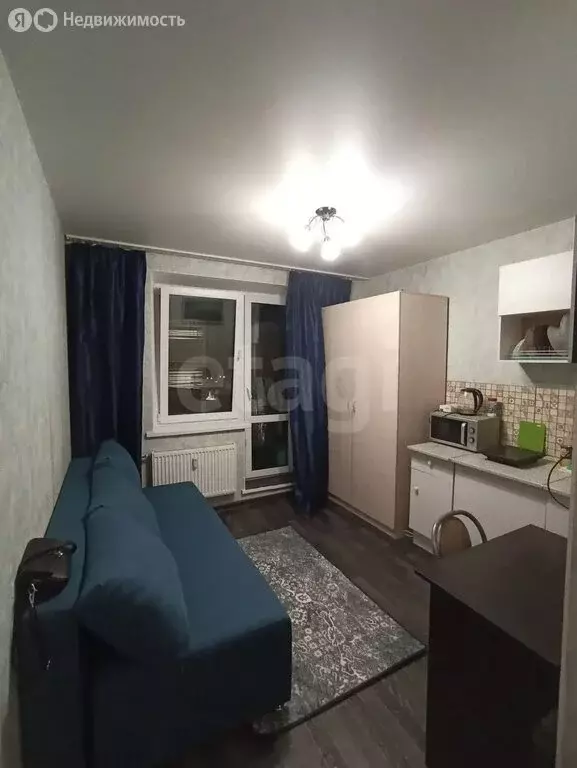Квартира-студия: Тюмень, улица Новосёлов, 117 (15.7 м) - Фото 1