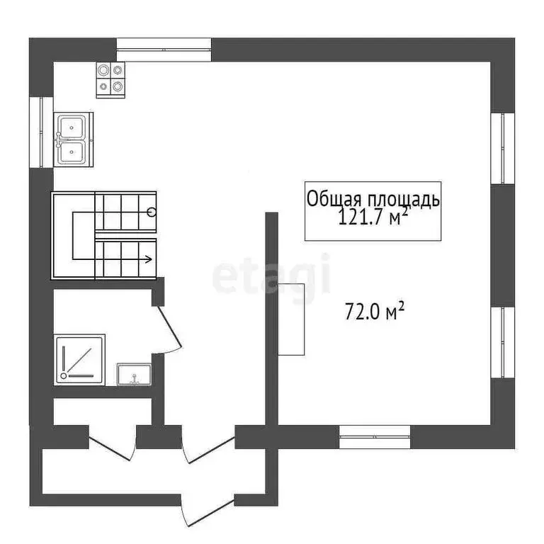 Дом в Новосибирская область, Коченёвский муниципальный район, деревня ... - Фото 2