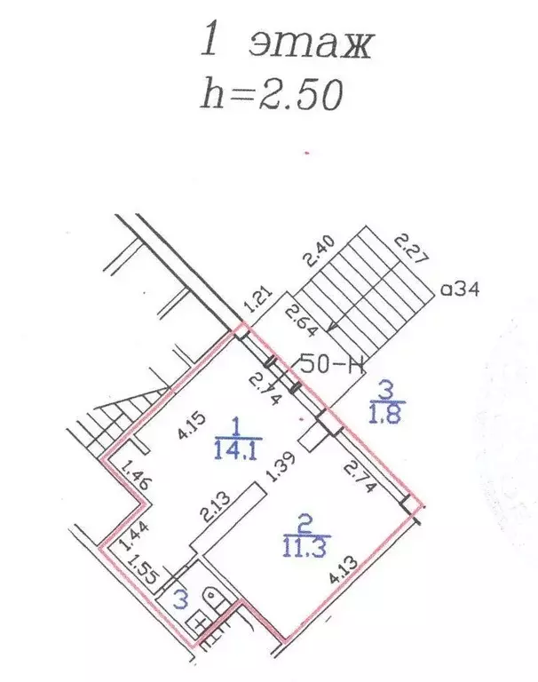 Торговая площадь в Санкт-Петербург ул. Есенина, 8К1 (27 м) - Фото 2