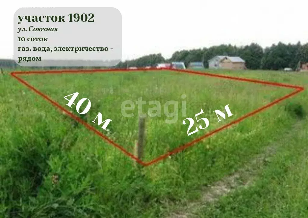 Участок в городской округ Ульяновск, село Лаишевка, Союзная улица (10 ... - Фото 2