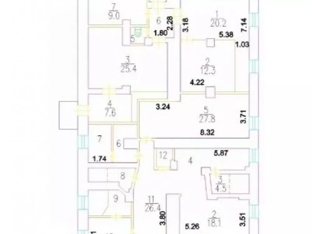 Торговая площадь в Москва Большой Харитоньевский пер., 9 (148 м) - Фото 1