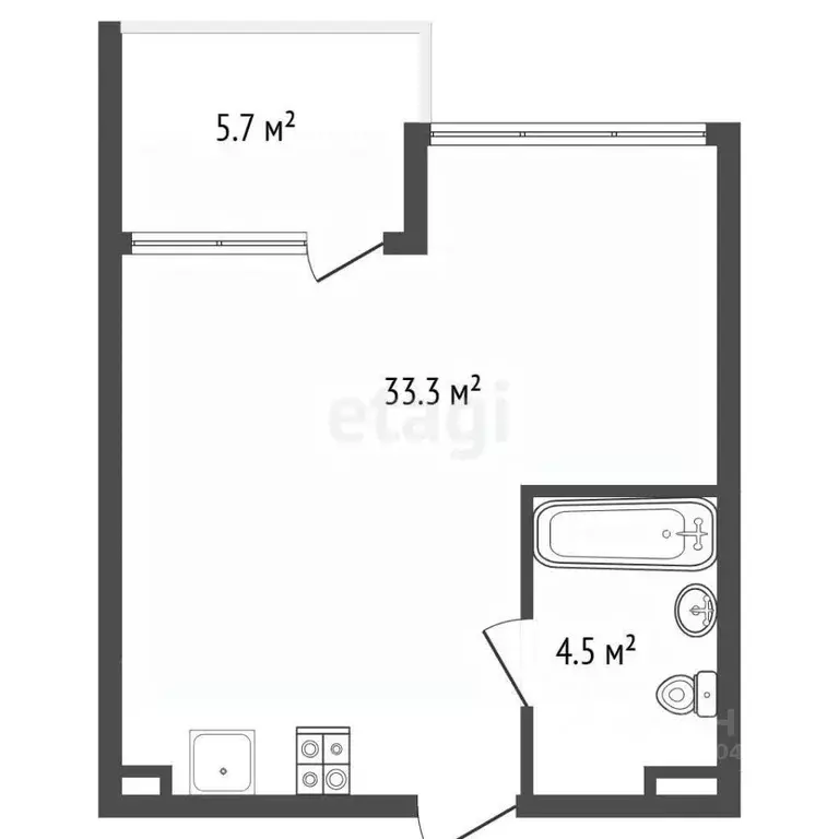 1-к кв. Крым, Судак ул. Набережная, 75к1 (43.5 м) - Фото 2