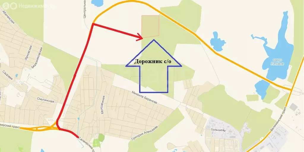 Дом в Тюмень, садовое товарищество Дорожник, Васильковая улица (30 м) - Фото 1