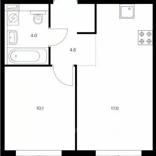 1-к кв. Москва Люблинская ул., 76к2 (35.3 м) - Фото 2