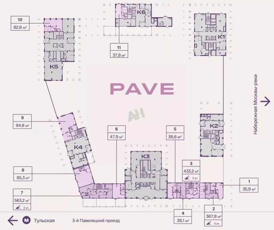 Помещение свободного назначения в Москва 2-й Павелецкий проезд, 7С8 ... - Фото 2