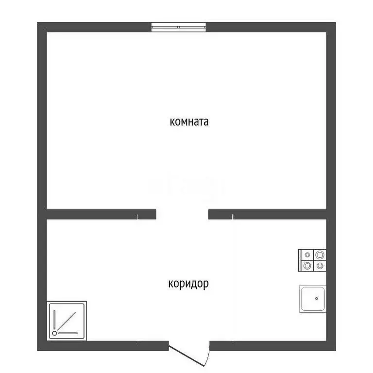 1к в -комнатной квартире (8.4 м) - Фото 0