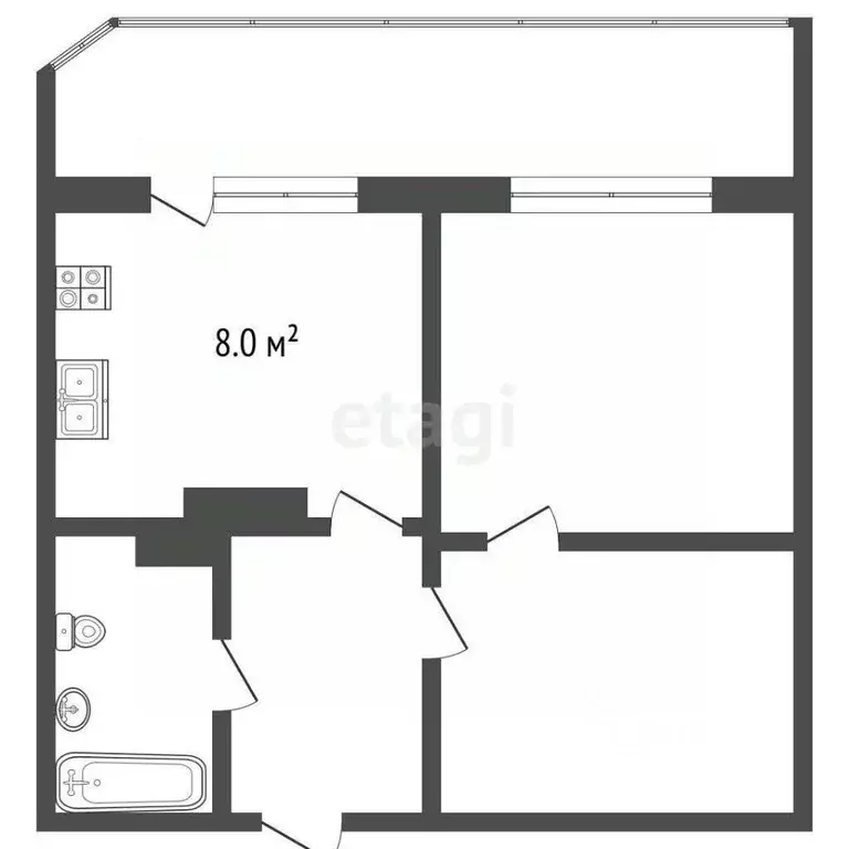 1-к кв. Смоленская область, Смоленский муниципальный округ, с. Катынь ... - Фото 2