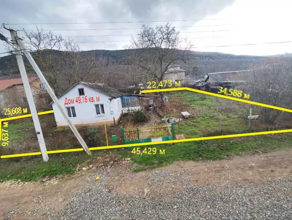 Дом в Севастополь с. Родниковское, ул. Грищенко, 1 (46 м) - Фото 1