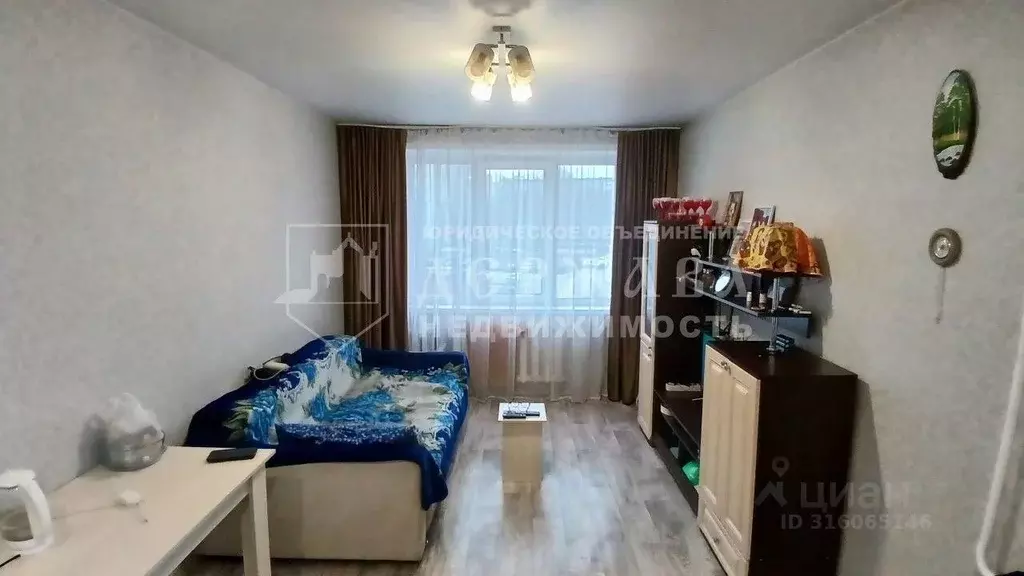 1-к кв. Кемеровская область, Кемерово ул. Федоровского, 26 (33.0 м) - Фото 0