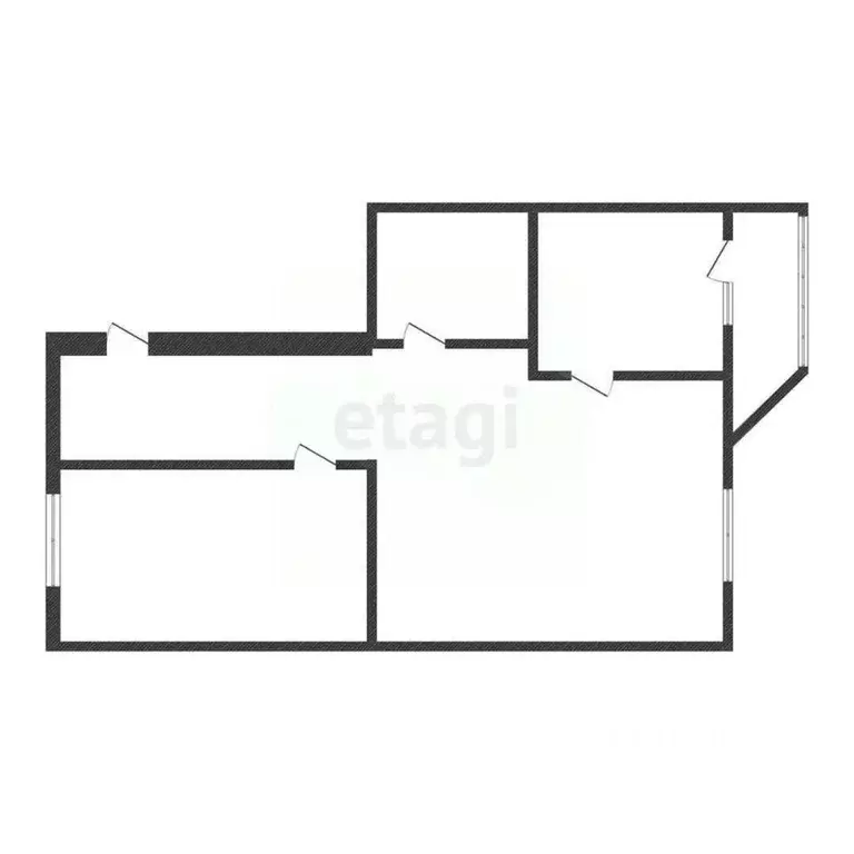 2-к кв. Белгородская область, Белгород Донецкая ул., 83в (60.0 м) - Фото 2