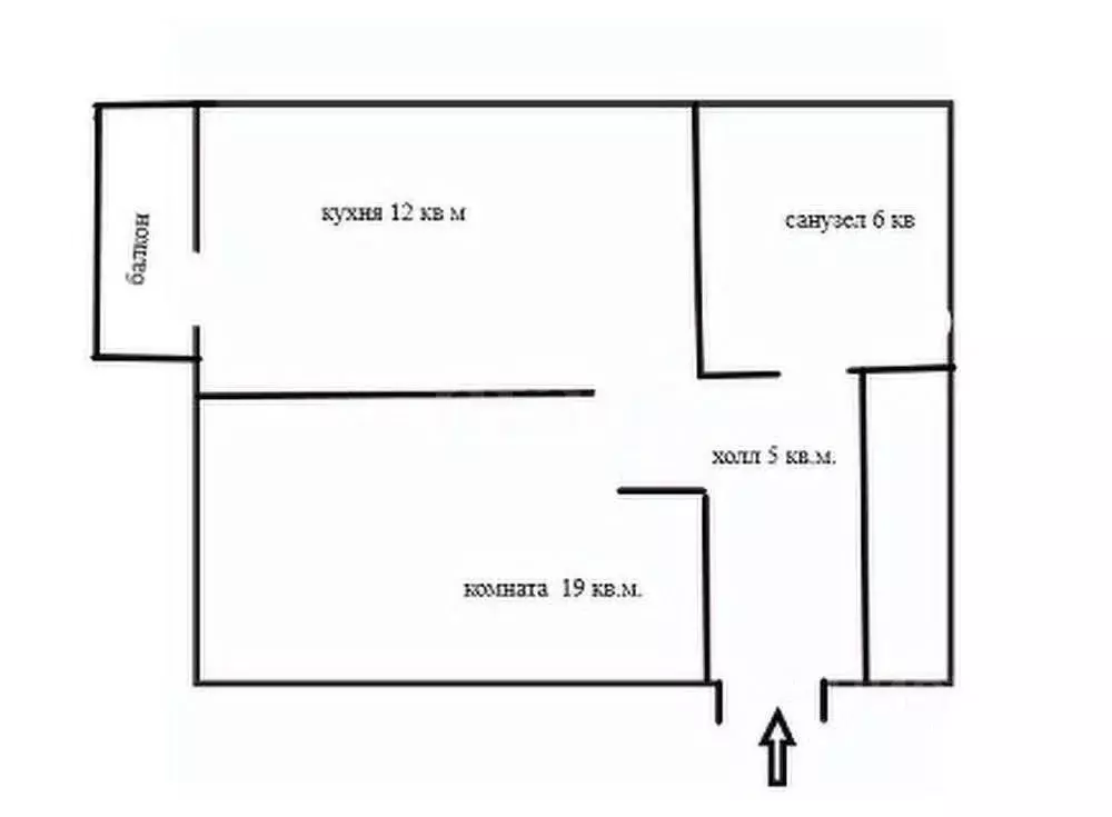 1-к кв. Татарстан, Казань ул. Космонавтов, 6А (42.7 м) - Фото 2