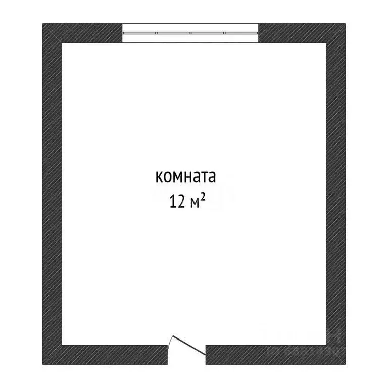 Комната Ленинградская область, Кириши Волховская наб., 24 (12.0 м) - Фото 0