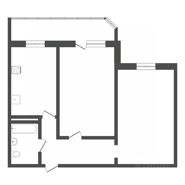 2-к кв. Тюменская область, Тюмень ул. Демьяна Бедного, 92 (62.0 м) - Фото 2