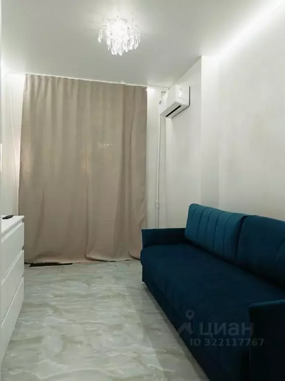 Студия Краснодарский край, Сочи Завокзальный мкр, ул. Тоннельная (25.0 ... - Фото 1