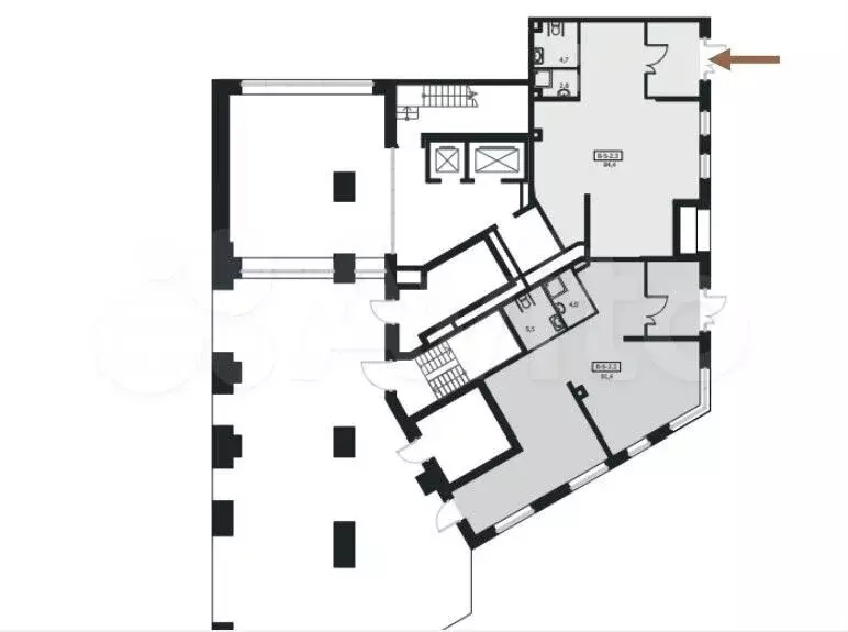 Продажа помещения свободного назначения 84 м2 - Фото 0