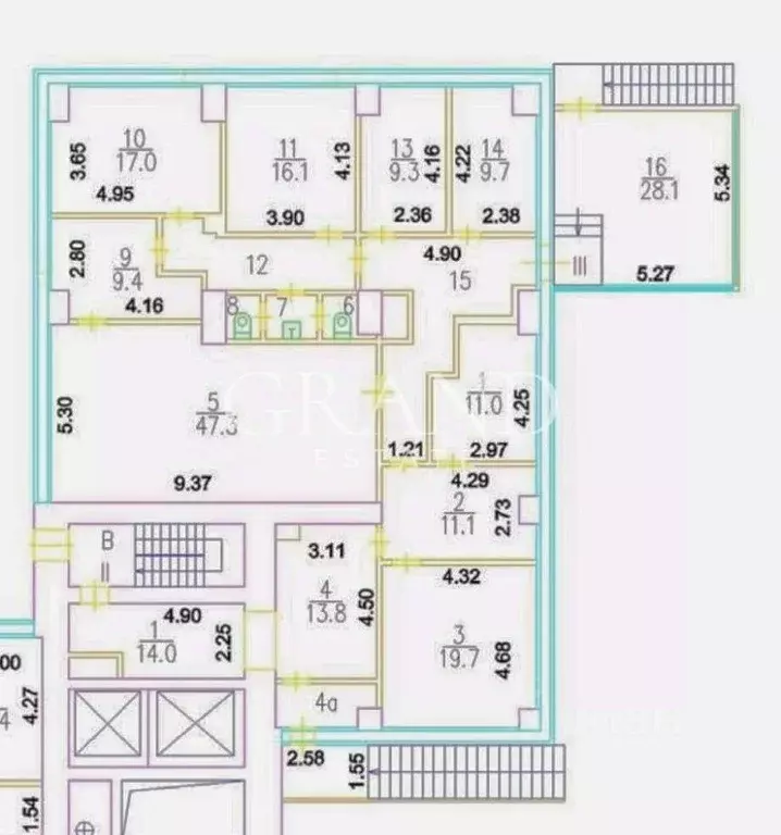 Помещение свободного назначения в Москва ул. Новый Арбат, 16 (223 м) - Фото 2