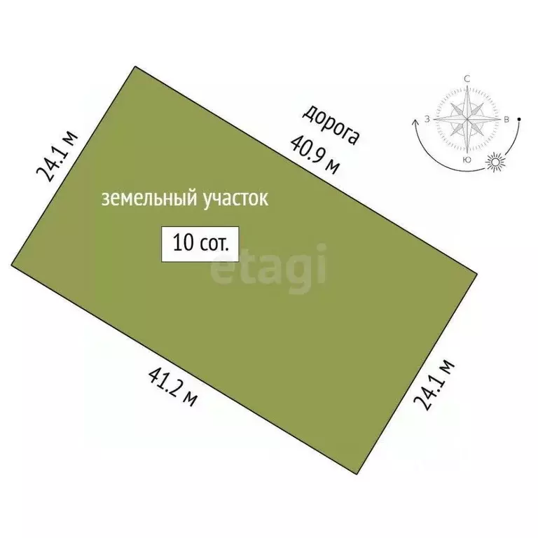 Участок в Тюменская область, Тюменский муниципальный округ, д. ... - Фото 2