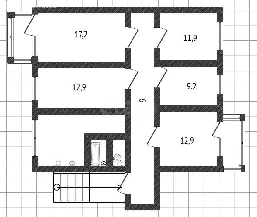 5-комнатная квартира: Тверь, улица 15 лет Октября, 58к2 (81 м) - Фото 1