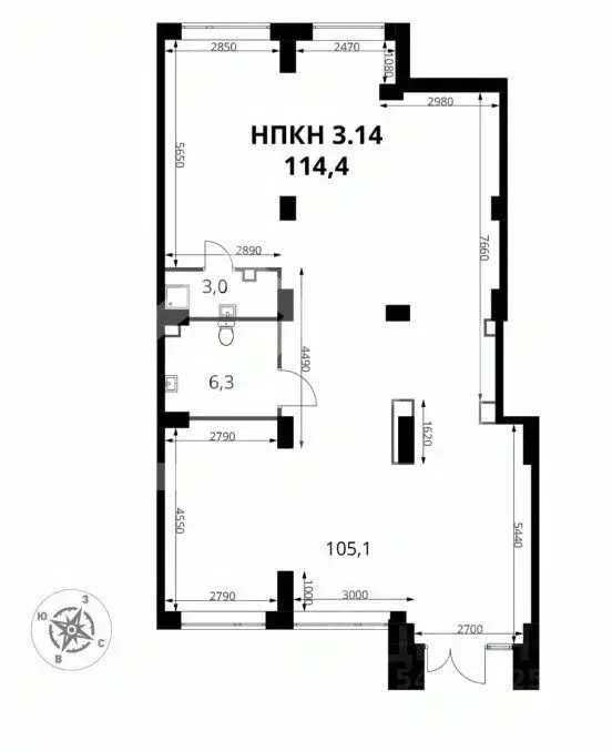 Торговая площадь в Московская область, Ленинский городской округ, д. ... - Фото 2