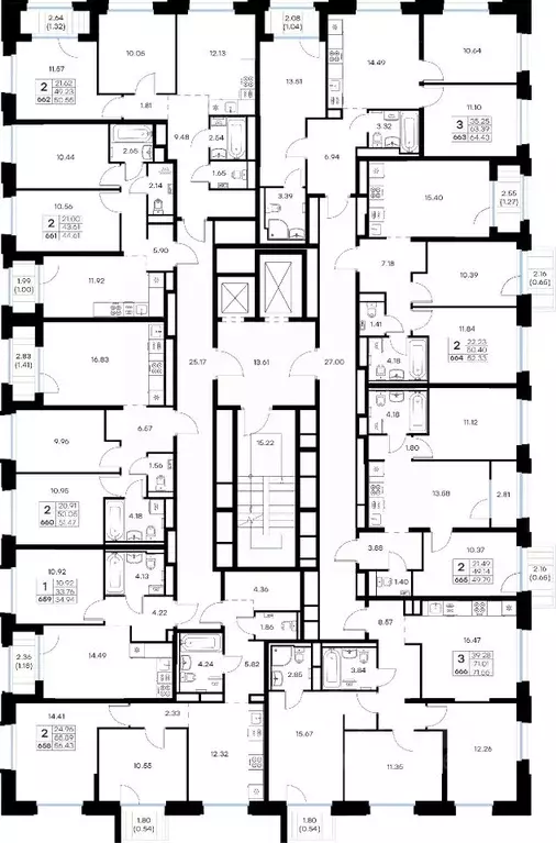 2-к кв. Мурманская область, Мурманск Долина Уюта тер.,  (51.47 м) - Фото 2