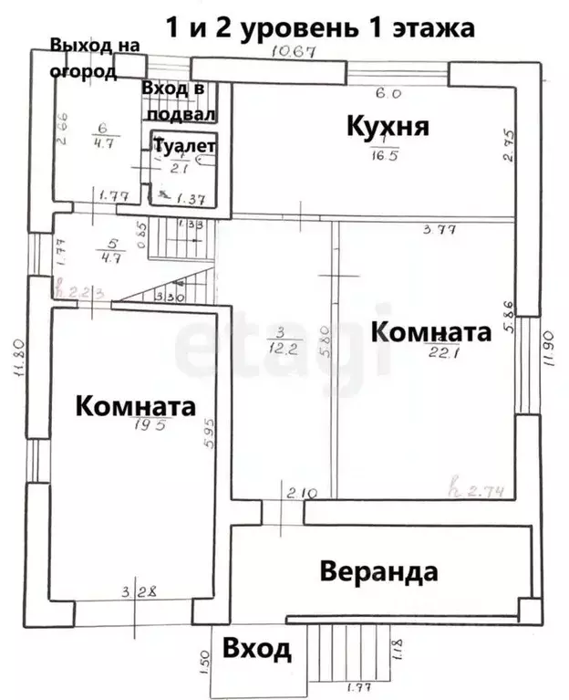 Дом в Сахалинская область, Южно-Сахалинск Аграрная ул. (192 м) - Фото 1
