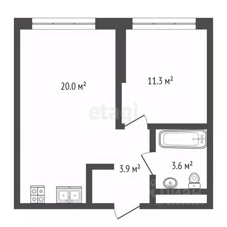 1-к кв. Москва Лобненская ул., 13к4 (38.8 м) - Фото 1