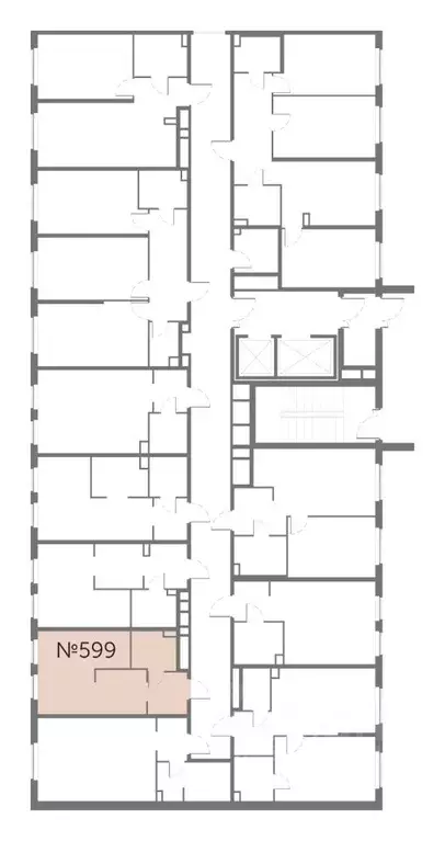 Студия Санкт-Петербург ул. Архивная, 5 (26.57 м) - Фото 1