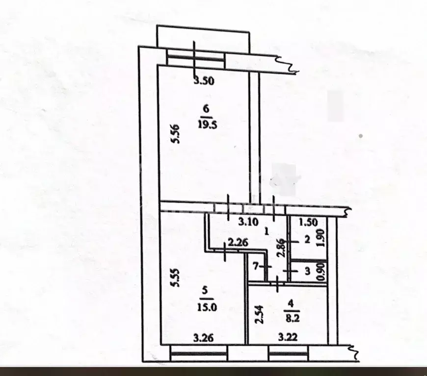 2-к кв. Кемеровская область, Кемерово Весенняя ул., 26 (52.0 м) - Фото 1