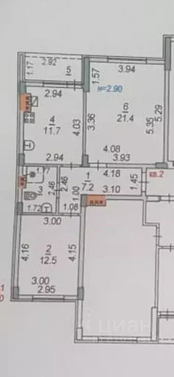 2-к кв. Краснодарский край, Ейск Армавирская ул., 204/1к1 (56.0 м) - Фото 2