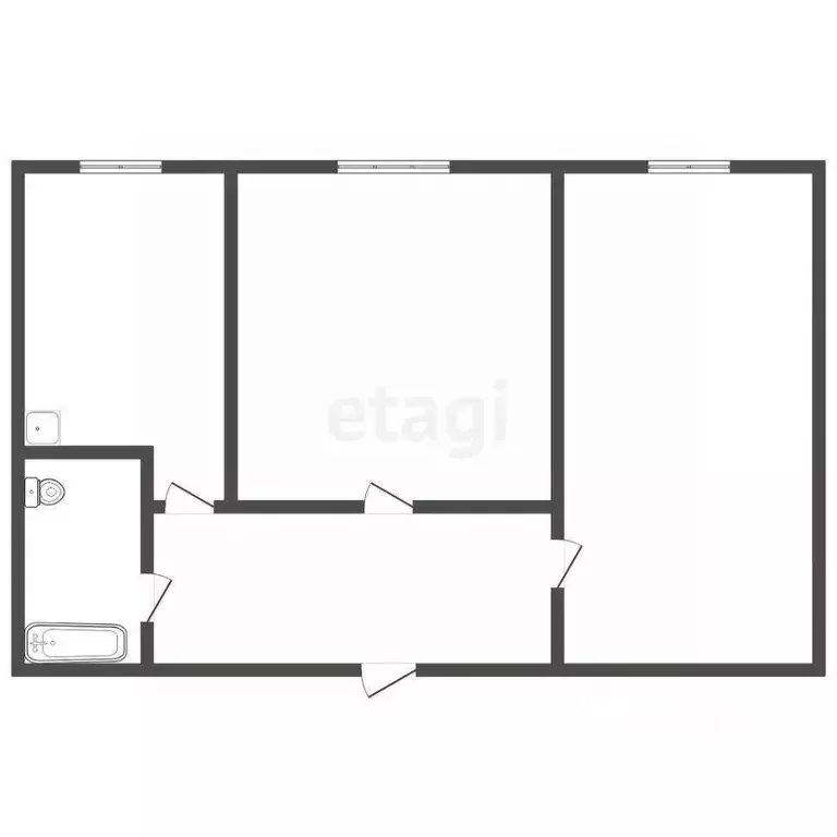 2-к кв. Челябинская область, Озерск просп. Победы, 7 (58.0 м) - Фото 2