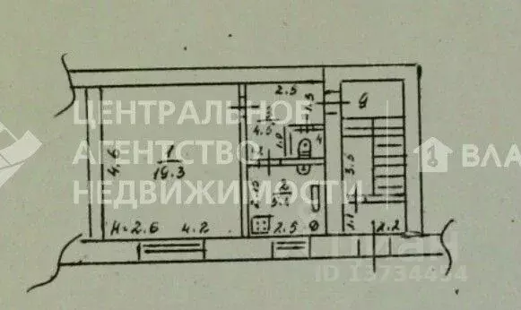 1-к кв. Рязанская область, Михайловский муниципальный округ, ... - Фото 2