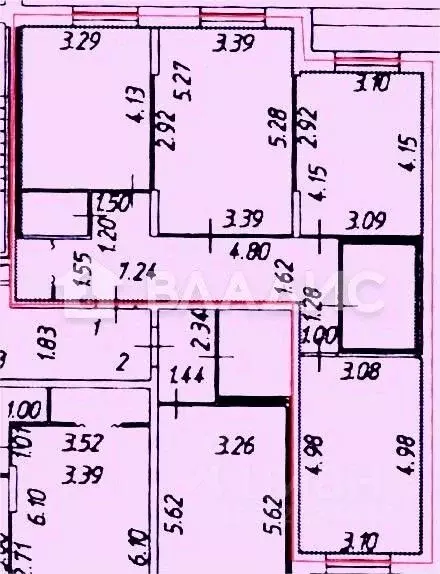 3-к кв. Ленинградская область, Мурино Всеволожский район, бул. ... - Фото 2