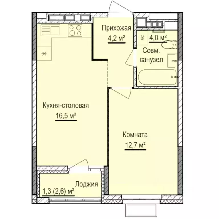 1-к кв. Удмуртия, Ижевск Восток СНТ, 112 (38.7 м) - Фото 0