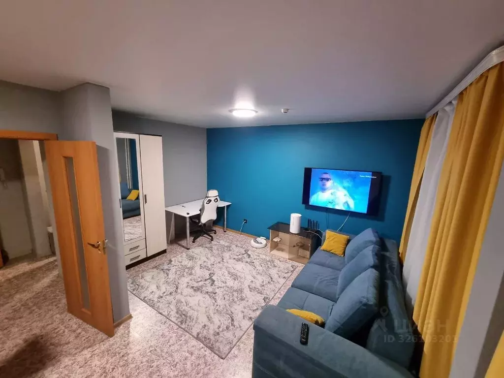 1-к кв. Кемеровская область, Кемерово просп. Восточный, 31 (31.0 м) - Фото 1