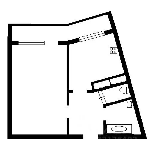 1-к кв. Санкт-Петербург просп. Кузнецова, 12к2 (34.0 м) - Фото 2
