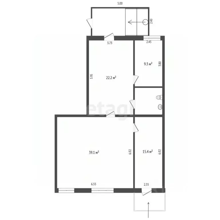 Помещение свободного назначения в Тюменская область, Тюмень ул. ... - Фото 2